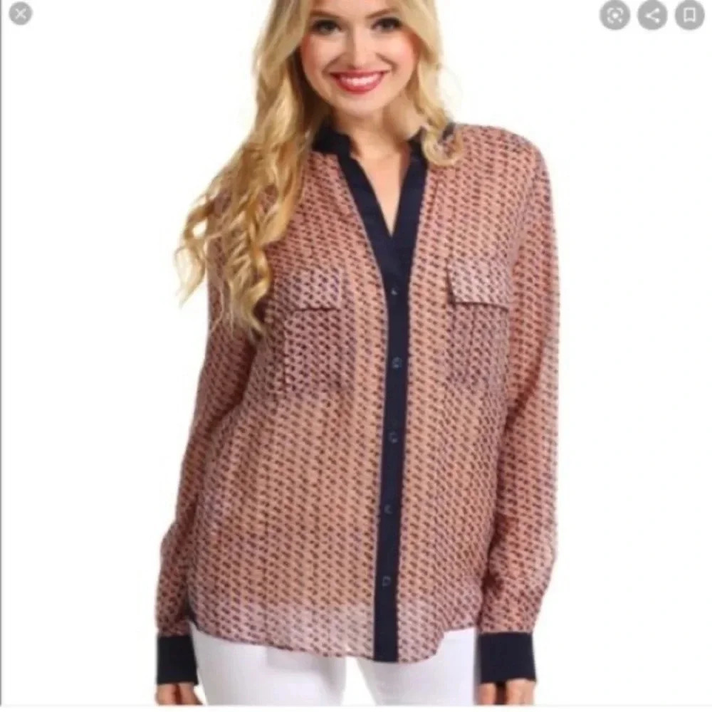 BCBG MAXAZRIA Silk Blouse